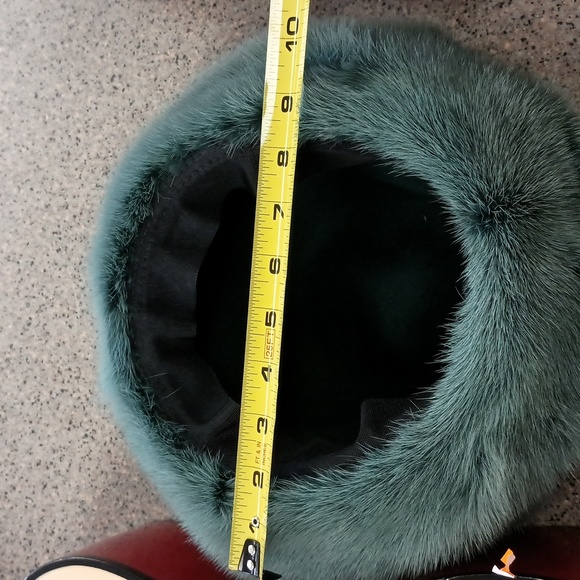 COPY - Designer Wool hat with Faux Fur & Semi precious stones embroidery $38 +g… - Picture 4 of 13